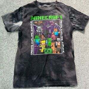 Minecraft Kids Graphic T-Shirt - Black